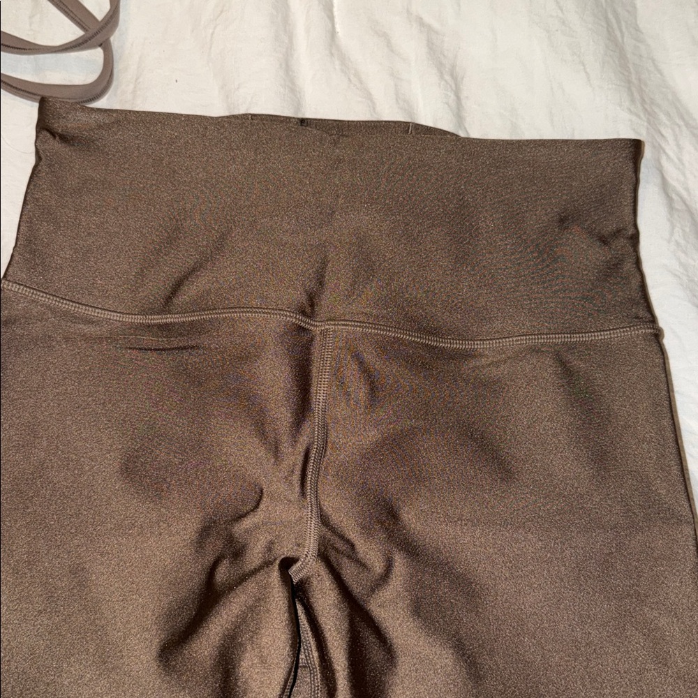 Athleta brown shimmer Activewear Set - Picture 7 of 10